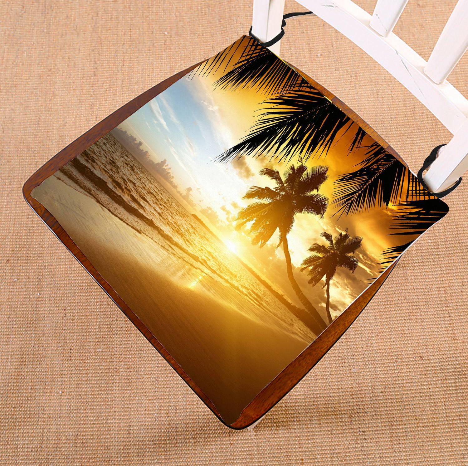 ZKGK Beautiful Sunset Seat Pad Seat Cushion Chair Cushion Floor Cushion ...