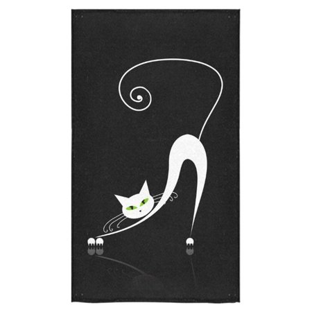 ZKGK Cat Towel Hand Towel Bath Towel 16"X28" For Body Face,Hand,Gym,Spa,Home,Hotel Use