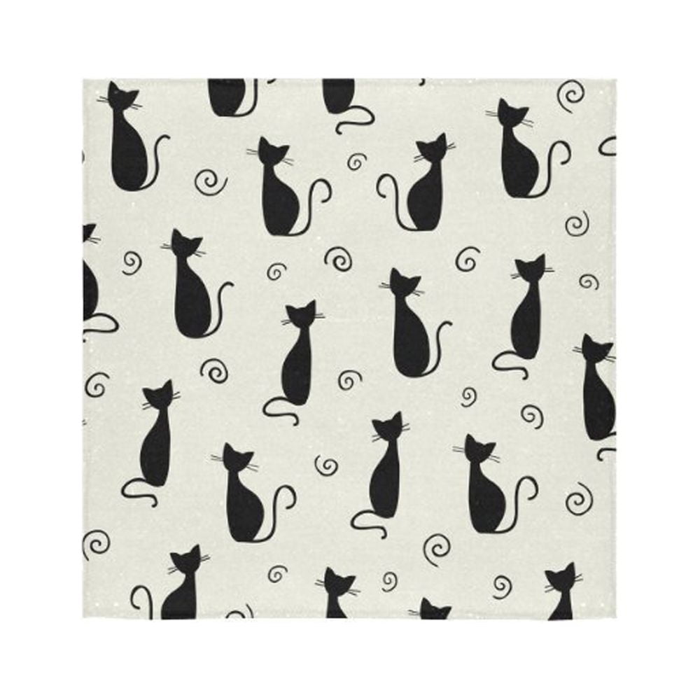 ZKGK Cat Washcloth Towel Bath Towel 13"X13" For Home,Outdoor and Travel Use