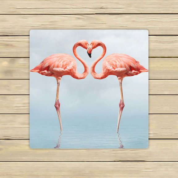 ZKGK Flamingo Hand Towel Bath Towels Beach Towel For Home Outdoor Travel Use Size 13x13 Inches
