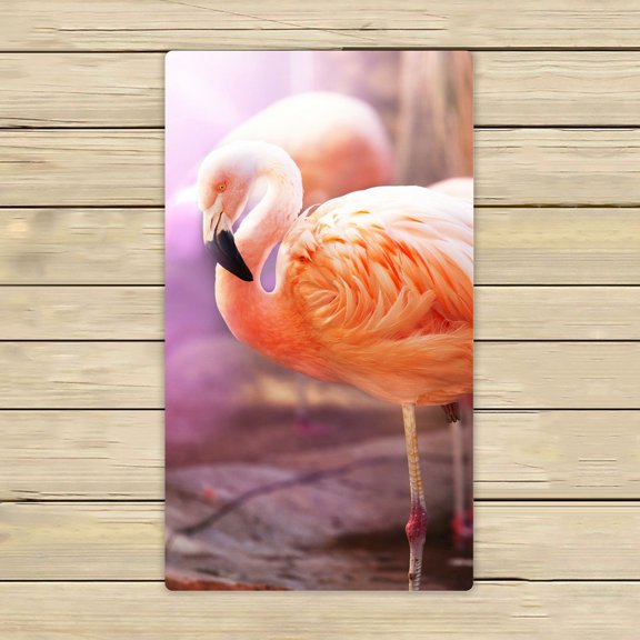 ZKGK Flamingo Hand Towel Bath Towels Beach Towel For Home Outdoor Travel Use Size 16x28 Inches