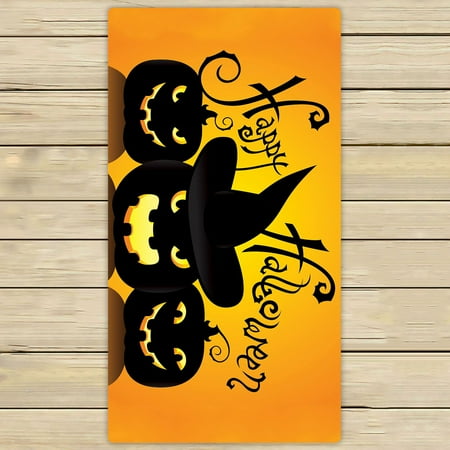 ZKGK Happy Halloween Hand Towel Bath Towels Beach Towel For Home Outdoor Travel Use Size 30x56 Inches