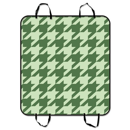 ZKGK Houndstooth Pattern Dog Car Seat Cover Dog Car Seat Cushion Waterproof Hammock Seat Protector Cargo Mat for Cars SUVs and Trucks 54x60 inches