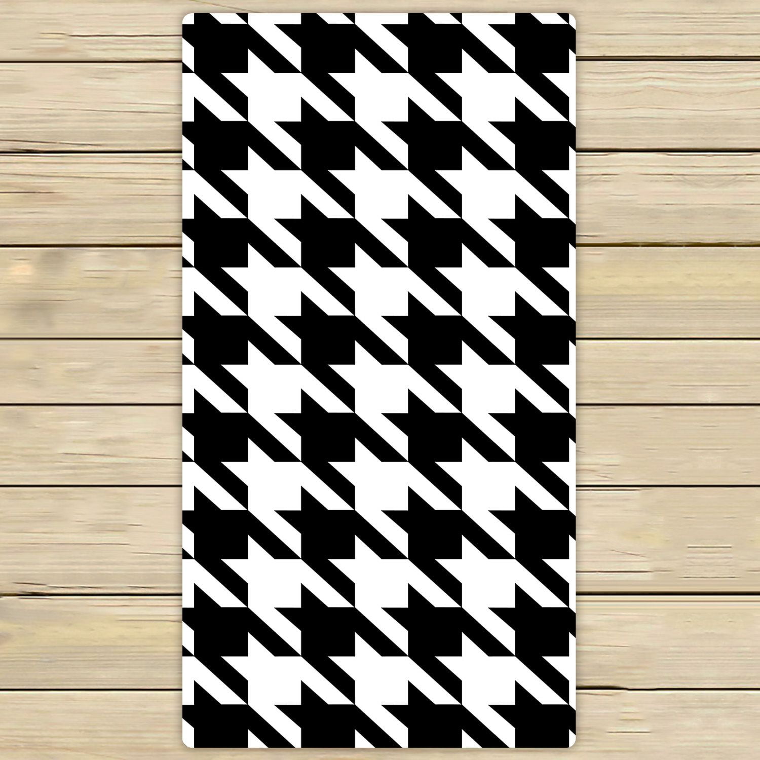 Houndstooth bath towels sale