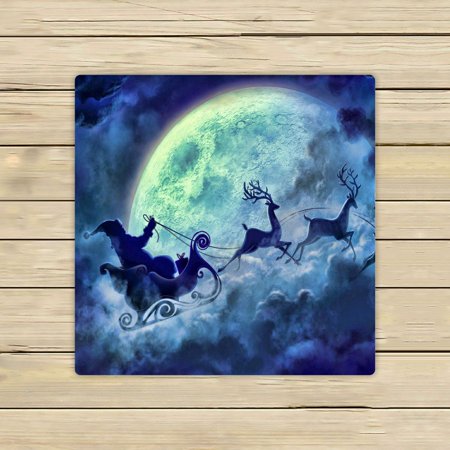 ZKGK Merry Christmas Hand Towel Bath Towels Beach Towel For Home Outdoor Travel Use Size 13x13 Inches