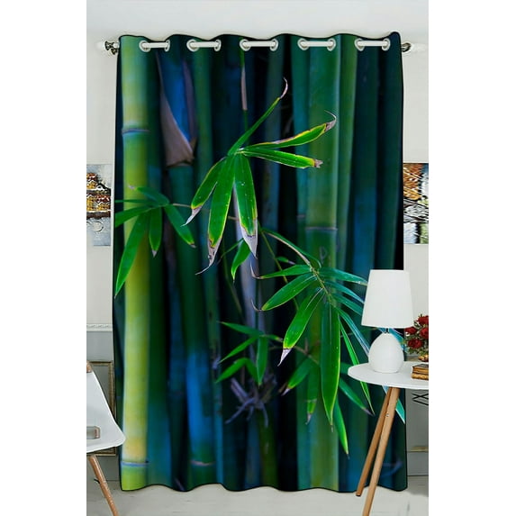 ZKGK Nature Bamboo Window Curtain Drapery/Panels/Treatment For Living Room Bedroom Kids Rooms 52x84 inches One Panel