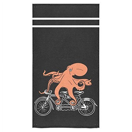 ZKGK Octopus Bath Towel Beach Bathroom Body Shower Towel 30"x56"(One side) Home Outdoor Travel Use