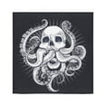 thumbnail image 1 of ZKGK Octopus Kraken Tentacle Black and White Skull Washcloth Dish Cloth Bath Towels For Bathroom Kitchen and Travel Use 13"X13" Square, 1 of 3