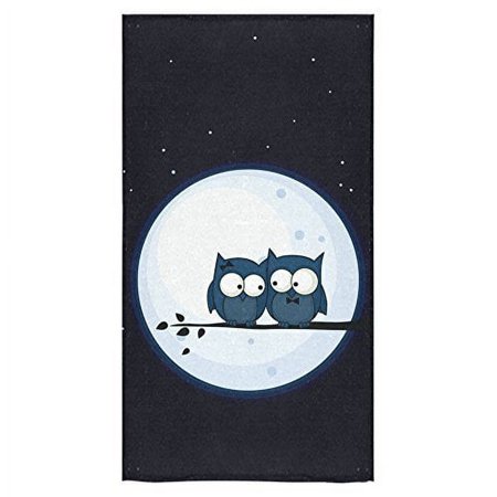 ZKGK Owl Birds Bath Towel Beach Bathroom Body Shower Towel 30"x56"(One side) Home Outdoor Travel Use