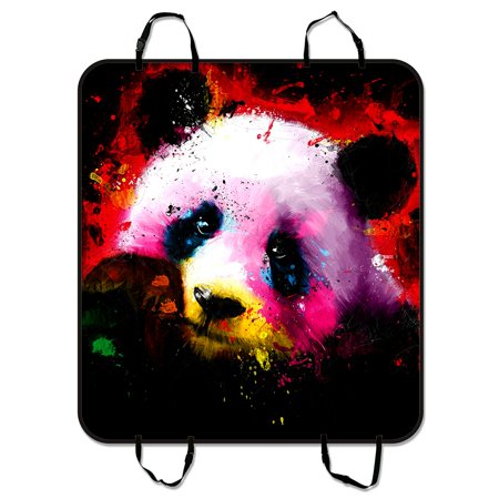 ZKGK Panda Art Dog Car Seat Cover Dog Car Seat Cushion Waterproof Hammock Seat Protector Cargo Mat for Cars SUVs and Trucks 54x60 inches
