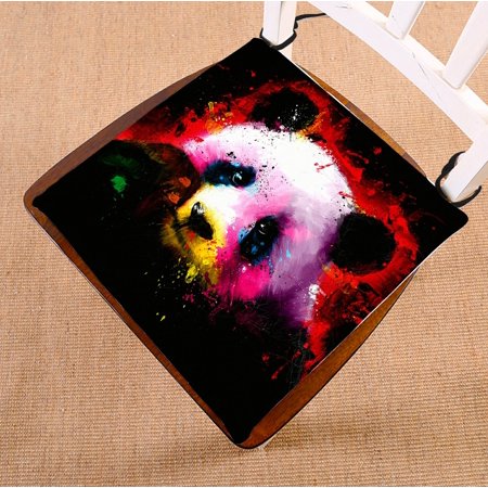 ZKGK Panda Art Seat Pad Seat Cushion Chair Cushion Floor Cushion Two Sides 20x20 Inches