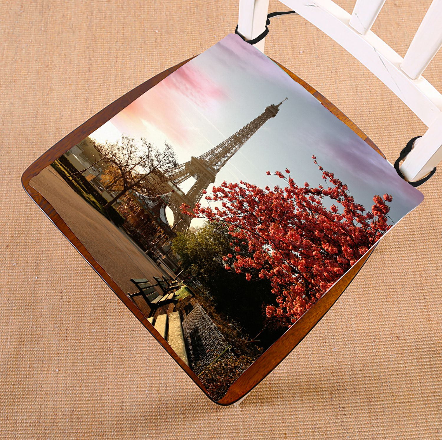 ❤style Paris❤イケアソファ ZKGK Paris Eiffel Tower Seat Pad Seat Cushion Chair Cushion