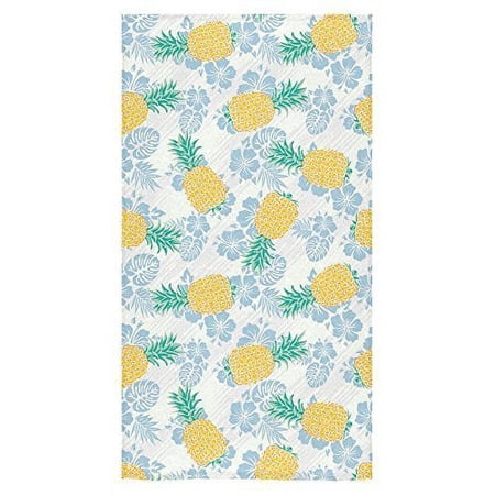 ZKGK Pineapple Bath Towel Beach Bathroom Body Shower Towel 30"x56"(One side) Home Outdoor Travel Use