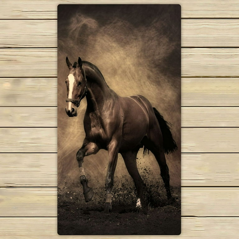 ZKGK Running Horse Hand Towel Bath Towels Beach Towel For Home Outdoor Travel Use Size 30x56 Inches Walmart