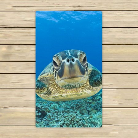 ZKGK Sea Turtle Painting Hand Towel Bath Towels Beach Towel For Home Outdoor Travel Use Size 16x28 Inches