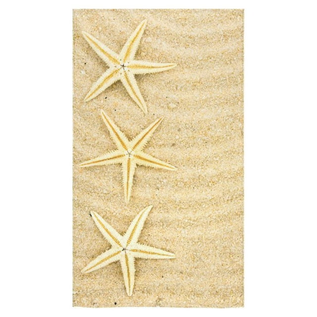 ZKGK Seashells Starfish Hawaii Summer Sand Beach Seaside Hand Towel Bath Towels For Bathroom,Outdoor and Travel Use,16" x 28" Inche