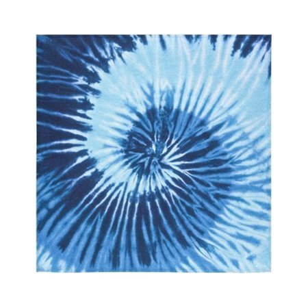 ZKGK Tie Dye Blue Washcloth Dish Cloth Bath Towels For Bathroom,Kitchen and Travel Use,13"X13" Square