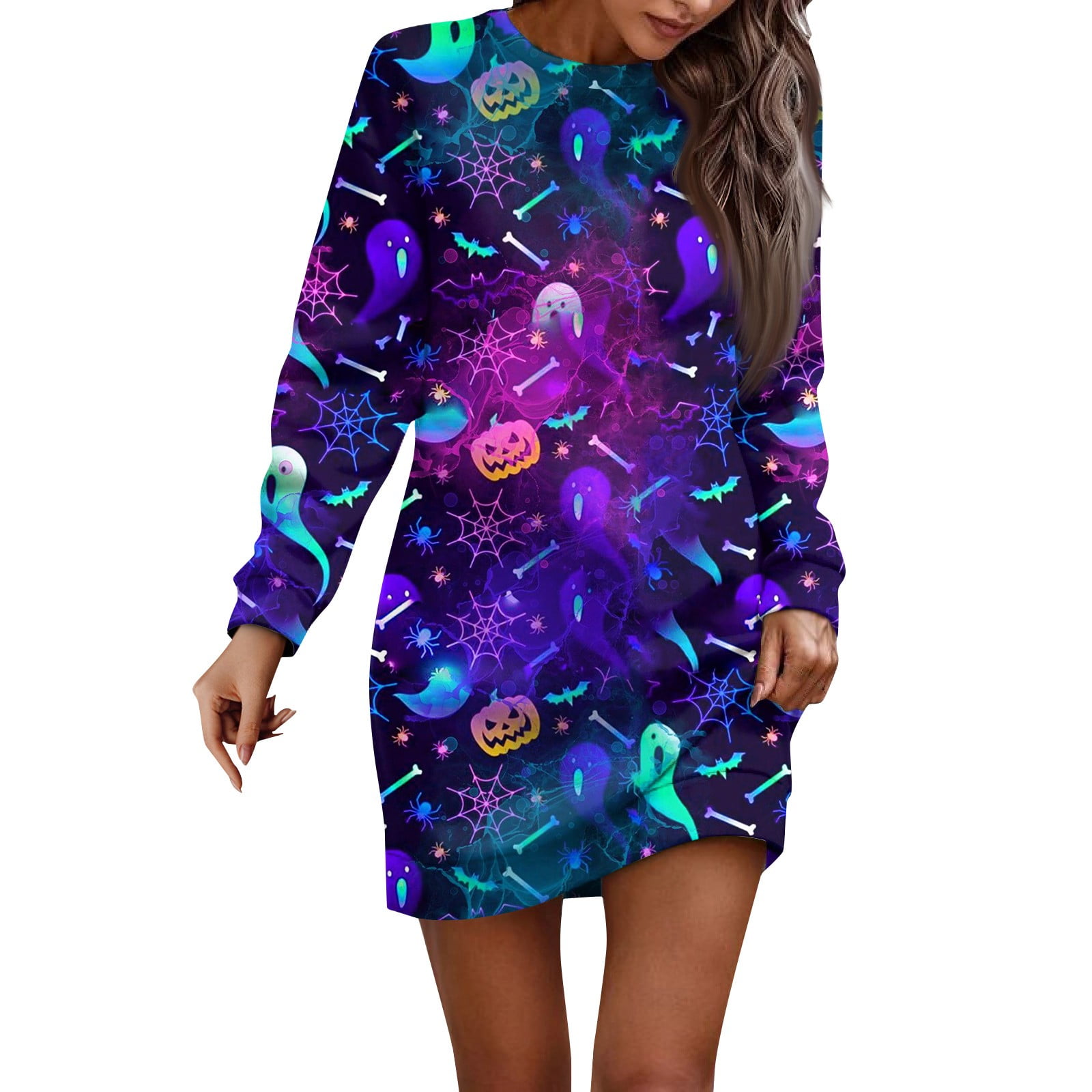 Halloween hoodie dress on sale