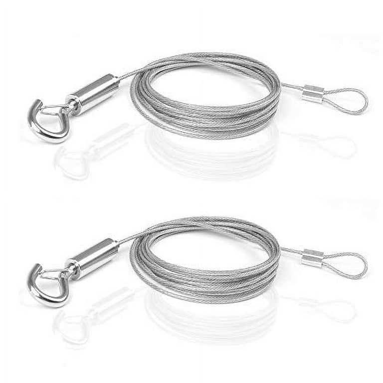 ZKSM Picture Hanging Wire 2 Packs Adjustable Stainless Steel Wire