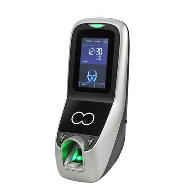 ZKTECO MultiBio700-ID/Iface7 TCP/IP USB Biometric Fingeprint Face Facial Recognition Door Access Control System Time Attendance Machine Color: Multibio700 ID