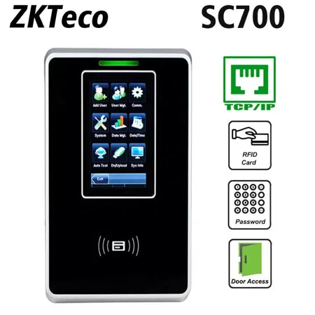 ZKTeco SC700 TCP/IP Access Control Time Clock Attendance Door Entrance System ID