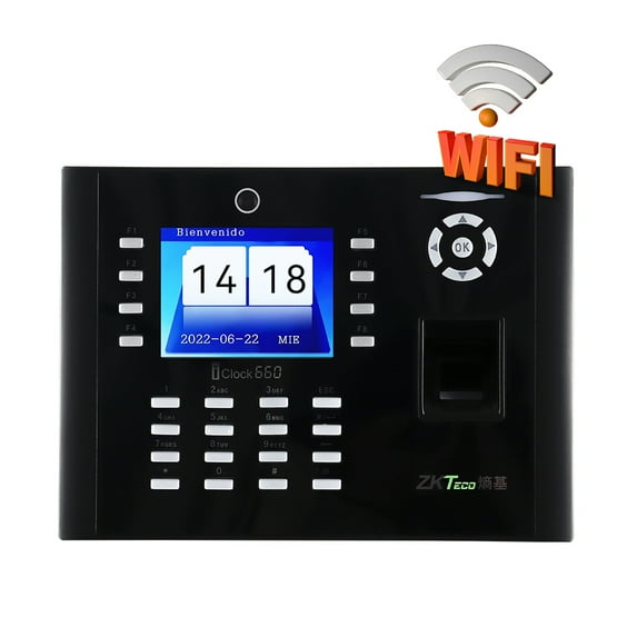 ZKTeco iClock660 Biometric Fingerprint Employee Time Attendance Machine (Functions: iClock660+WIFI)