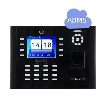 ZKTeco iClock660 TCP/IP USB Fingerprint Time Attendance Access Control With Camera(Functions: iClock660+ADMS)