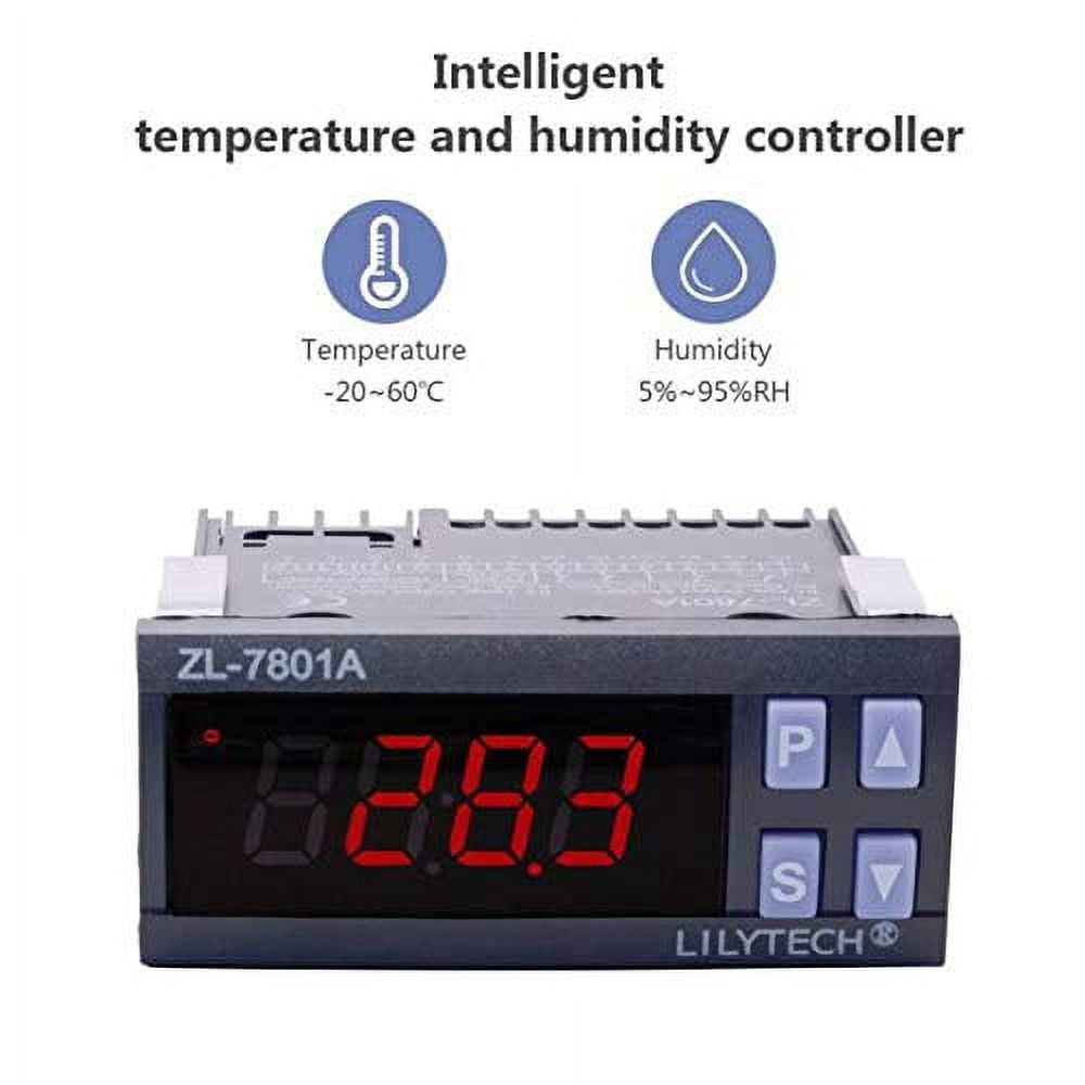 Termostato E Igrostato Universale LILYTECH ZL-7801A Per Il Controllo Generale Della Temperatura E Dellumidita~p146739551