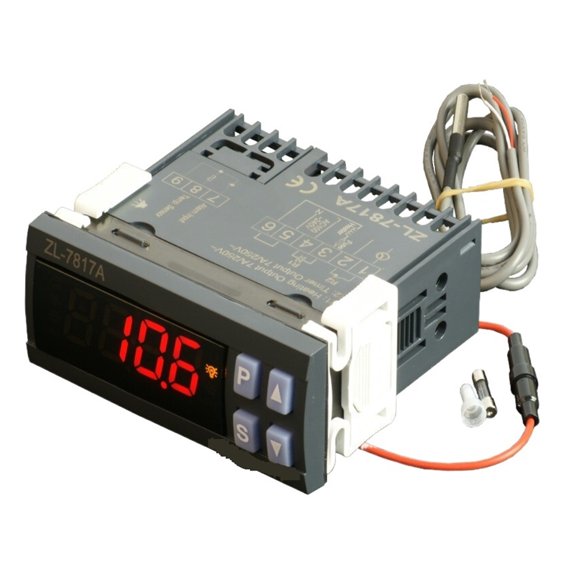 ZL-7817A, Temperature Controller, Thermostat, With Integrated SSR, 100-240ac Power Supply