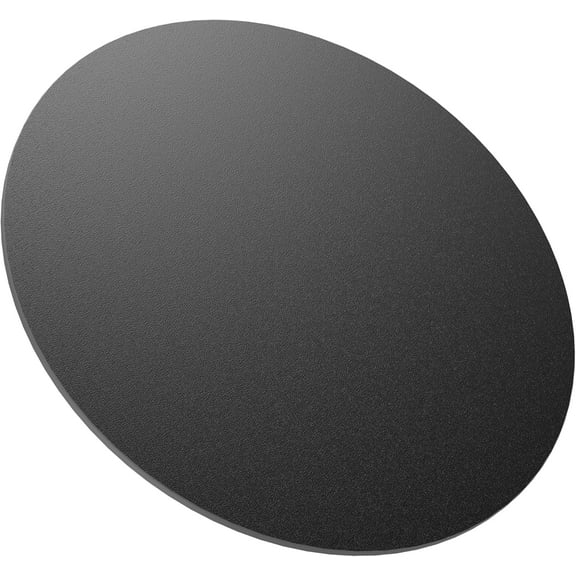 ZL ZELing Round Sintered Stone Table Top 23.6",Replacement Table Top for Indoor & Outdoor - Heat/Scratch Resistant Waterproof Ceramic DIY Desktop, Patio/Balcony/Bistro/Café & Dining Room (Black)