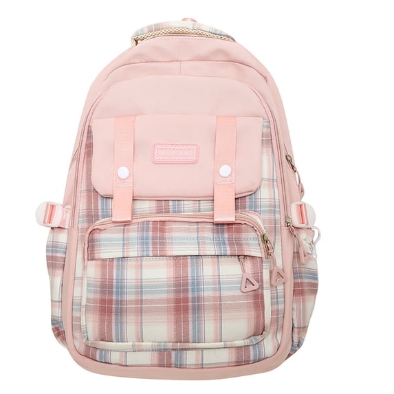 ZLBDYG 17.3 Inchs Fashion Backpack, Big Student Laptop Backpack Aesthetic Bookbags for College Women Elementary Middle High School Travel Bookbag, Back to School Supplies