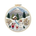 thumbnail image 1 of ZLBDYG 2025 Christmas Embroidery Kit for Beginners & Adults - Complete DIY Craft Set with Needles and Thread, Holiday-Themed Stitching Project for Seasonal Creativity, 1 of 8