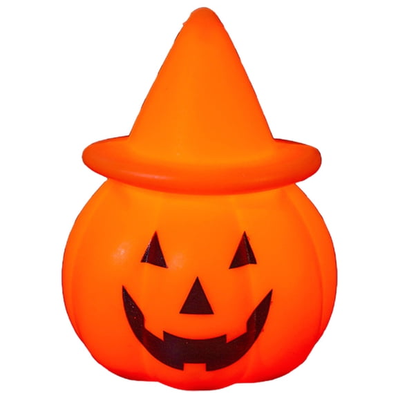 ZLBDYG Battery Operated Halloween LED Devil Pumpkin Light - Weatherproof Glowing Jack-O-Lantern Night Light for Indoor and Outdoor Home Decor, Party & Yard Displays
