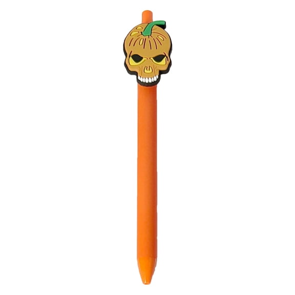 ZLBDYG Halloween Retractable Gel Pen Set with Funny Pumpkin Skeleton Designs - Smooth & Durable Writing Office 𝗦𝗰𝗵𝗼𝗼𝗹 Supplies for Adults and 𝗞𝗶𝗱𝘀 Party Gift Ideas