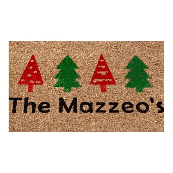 ZLBDYG Non-Slip Christmas Door Mat 16x24 Inch - Winter Welcome Rug for Entrance, Bathroom & Porch - Washable Holiday Doormat for Bedside & Home Decor with Festive Seasonal Patterns