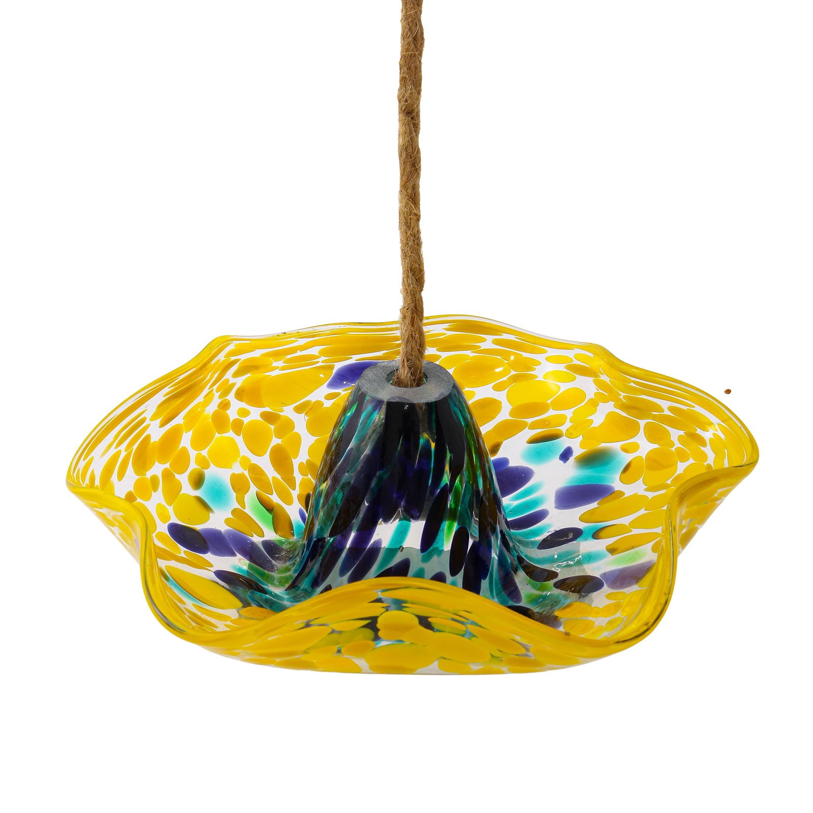 ZLBDYG Outdoor Hanging Bird Feeder – Windproof & Rainproof Wild Bird Feeding Station with 3 Hooks, Colorful Garden Decor for Backyard, Patio & Birdwatching Enthusiasts