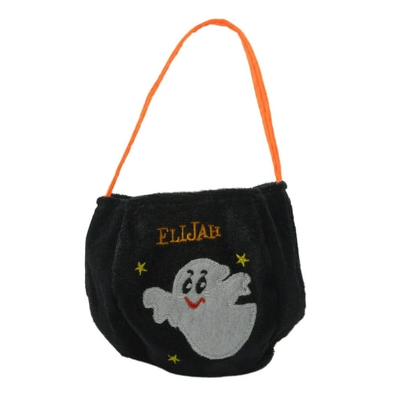 ZLBDYG Personalized Halloween Candy Bags with Handle - Reusable Ghost and Pumpkin Snack Buckets for 𝗞𝗶𝗱𝘀 Trick or Treat, Party Favors and Spooky Celebration Events