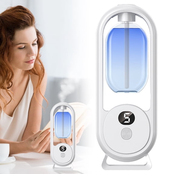 ZLBDYG Smart LED Aromatherapy Diffuser with 360° Mist - Adjustable Timer & Color-Changing Essential Oil Humidifier for Home or Office Relaxation