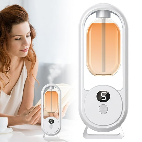 ZLBDYG Smart LED Aromatherapy Diffuser with 360° Mist - Adjustable Timer & Color-Changing Essential Oil Humidifier for Home or Office Relaxation