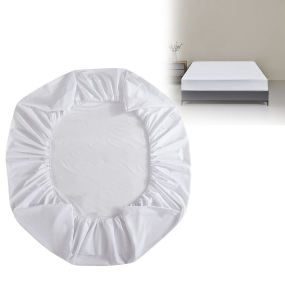 ZLBDYG Solid Color Mattress Protector with TPU Membrane - Breathable Bed Mattress Cover Featuring Soft Brushed Fabric, Waterproof Protection with Noiseless Comfort for All-Season Use