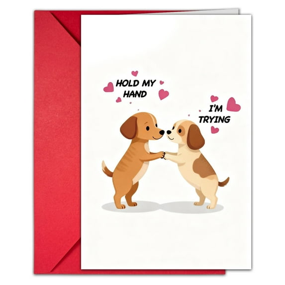 ZLBDYG Valentine's Day Couple Card Set with Cards and Envelopes, Creative Animal Pattern Greeting Cards for Expressing Love and Holiday Greetings with Romantic Designs