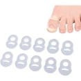 thumbnail image 1 of ZLC 10 Pcs Ingrown Toenail Corrector Ring, Silicone Ingrown Toe Correcting Nail Correct Brace Ring - Stretch Resistant, Reusable, 1 of 1