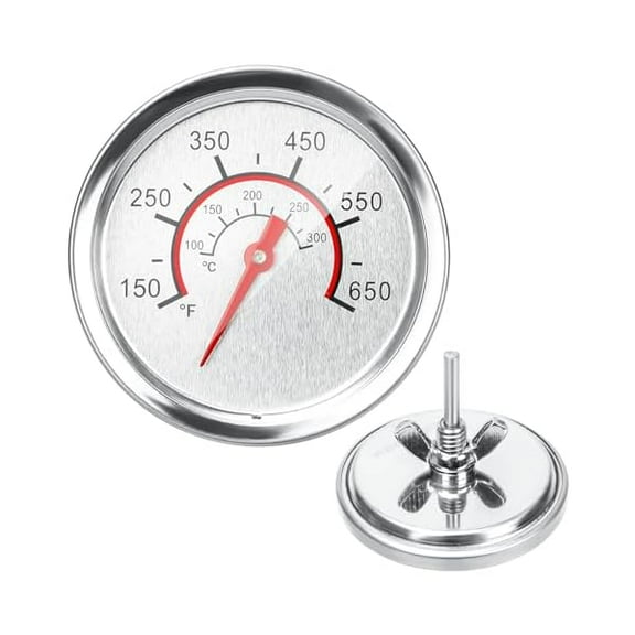 ZLC 2.36'' Temperature Gauge for Charbroil Grill Replacement Parts, Grill Thermometer Gauge for Weber, Kenmore, Nexgrill, Brinkmann, Jenn Air Grill