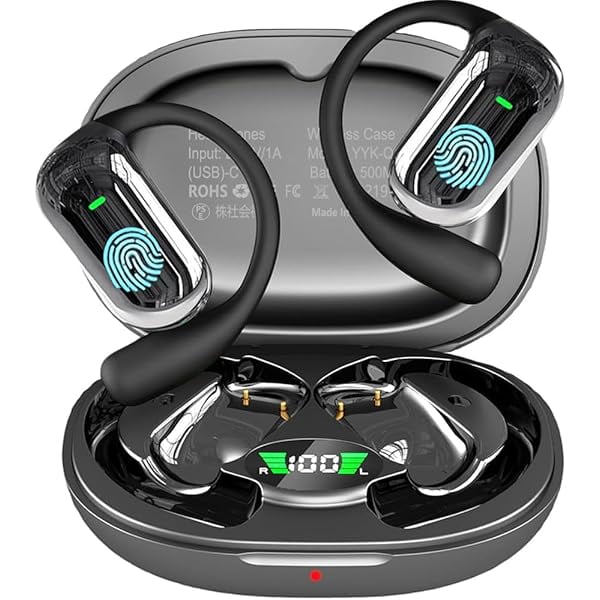 ZLC Ai Translation Earbuds Real Time Translator Headphones 144 Languages Audifonos Traductores Inglés Español, Open Ear Translating Wireless Earphones Perfect for Travel, Business & Language Learning