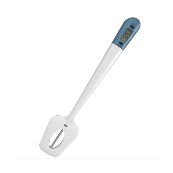ZLC Candy Thermometer Spatula for Digital Cooking with Pot Clip  Silicon Spatula with Meat Thermometer, Instant Read Thermometer for Candy,Chocolate,Grill Meat Cooking