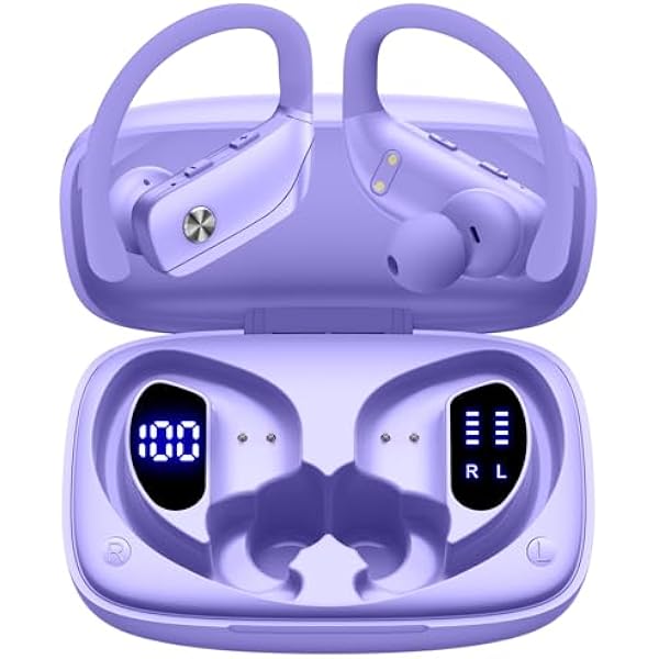 ZLC Ear Buds Wireless Earbuds Bluetooth Headphones with 80H Playtime ...