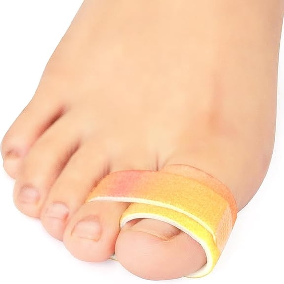 ZLC Hammer Toe Corrector/Straightener for Women & Men - 8 Pack Fabric Buddy Broken Toe Wraps, Toe Splint for Bunions, Overlapping Toe, Crooked Toe, Bent Toe, Newly Upgrade Materials