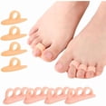 thumbnail image 1 of ZLC Hammertoe Corrector Gel Toe Straighteners - 8 Pcs Toe Support Pads Cushion - Realign Bent, Crooked, Curled, Claw, Hammer Toes - Soft Support, 1 of 1