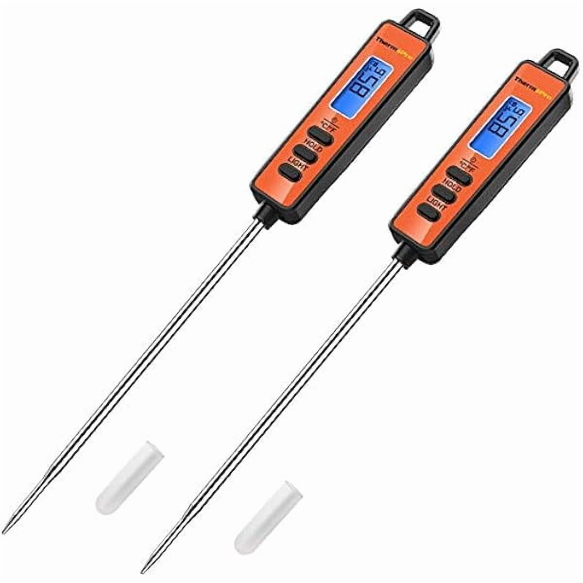 ZLC TP01A Instant Read Meat Thermometer with Long Probe Digital Food Cooking Thermometer for Grilling BBQ Smoker Grill Kitchen Oil Candy Thermometer