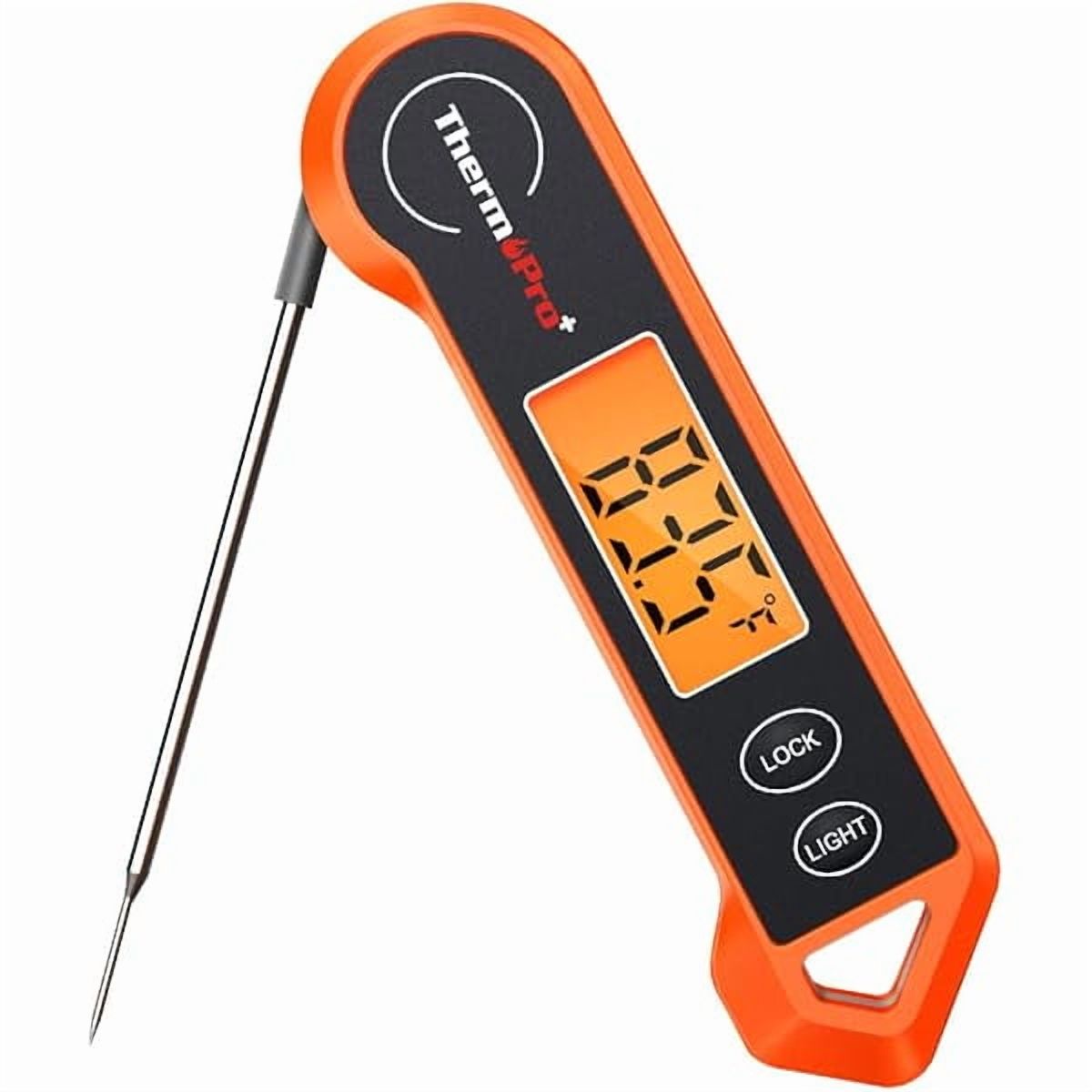 ZLC TP19H Digital Meat Thermometer for Cooking with Ambidextrous Backlit and Motion Sensing Kitchen Cooking Food Thermometer for BBQ Grill Smoker Oil Fry Candy Instant Read Thermometer